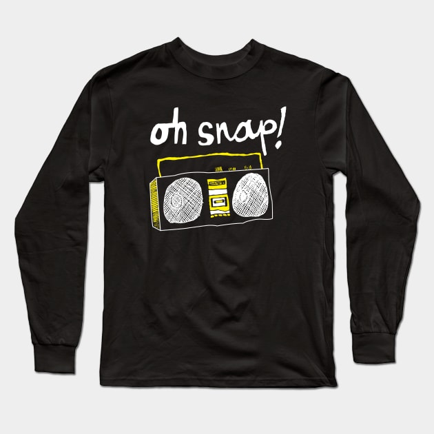 Oh Snap! Long Sleeve T-Shirt by postlopez